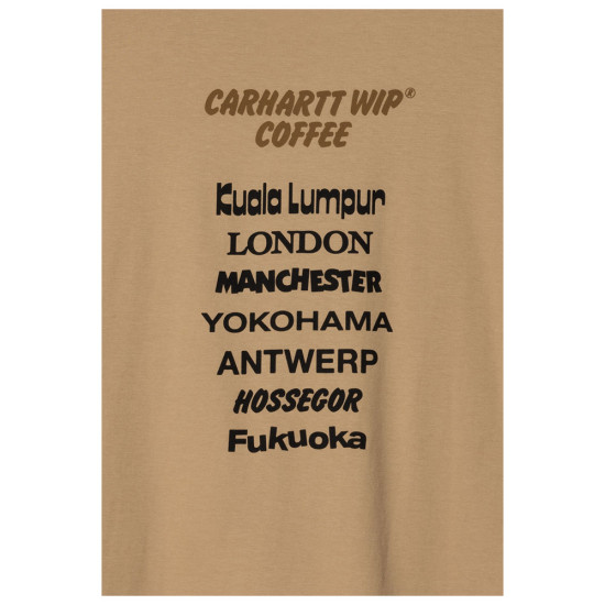 Carhartt WIP Ανδρική κοντομάνικη μπλούζα S/S Carhartt Wip Coffee T-S
